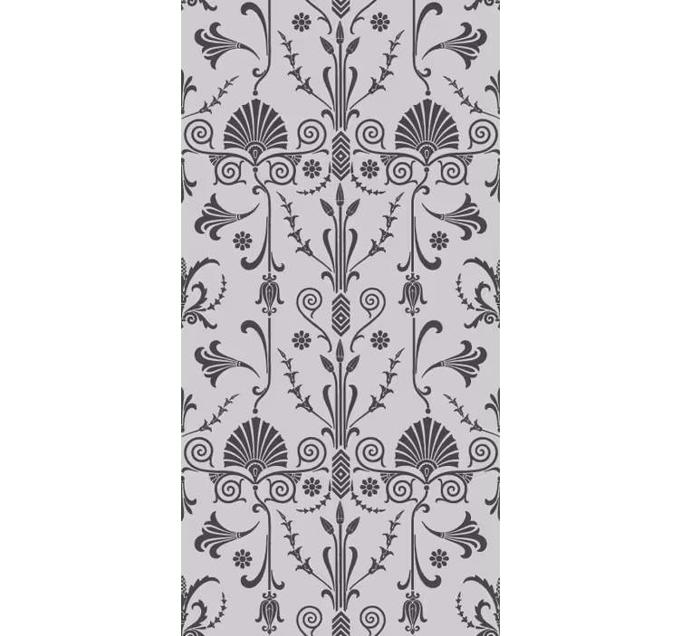 Papier peint couloir arrangements botaniques gracieux - TenStickers