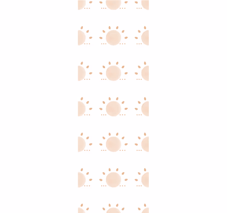 Papier peint scandinave soleil minimaliste abstrait - TenStickers