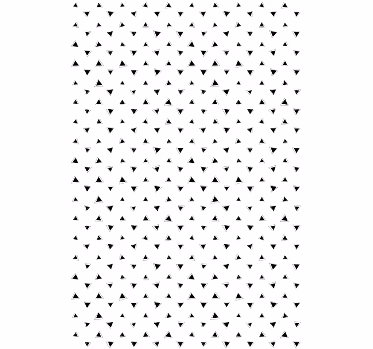 Papier peint scandinave triangles 3d noirs et gris - TenStickers