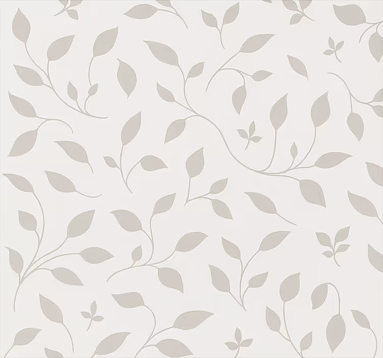 Papier peint scandinave motif floral apaisant - TenStickers