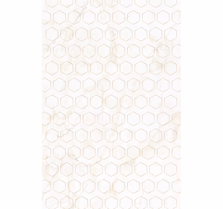 Papier peint motif hexagonal géométrique - TenStickers