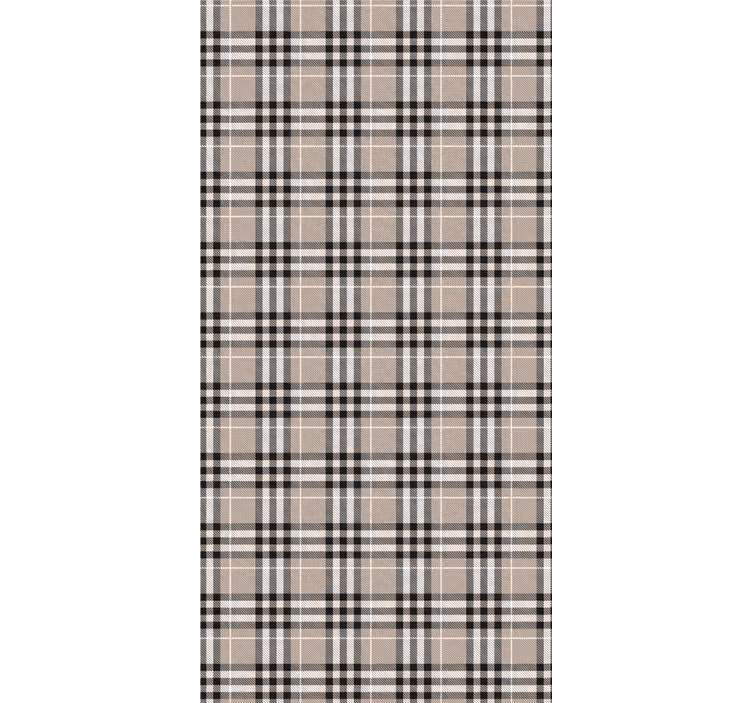 Papier peint motif carreaux classiques - TenStickers