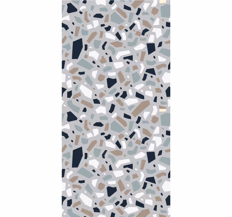 Papier peint motif terrazzo abstrait - TenStickers