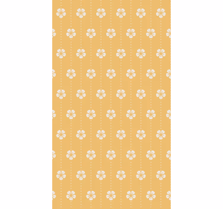 Papier peint salon motif floral élégant - TenStickers