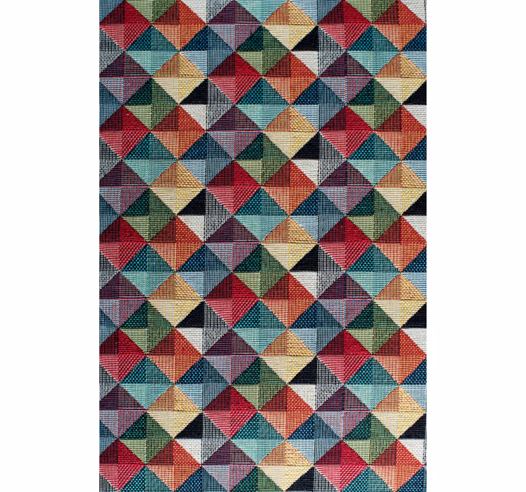Papier peint géométrique formes géométriques - TenStickers