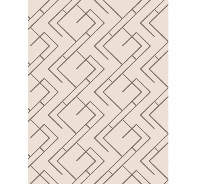 Papier peint géométrique motif linéaire élégant - TenStickers
