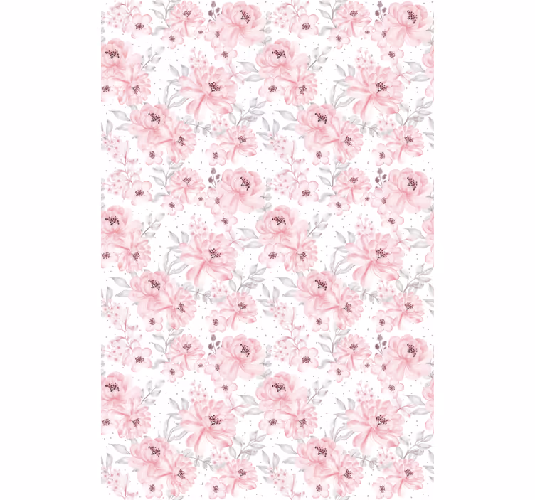 Papier peint bureau rose - TenStickers