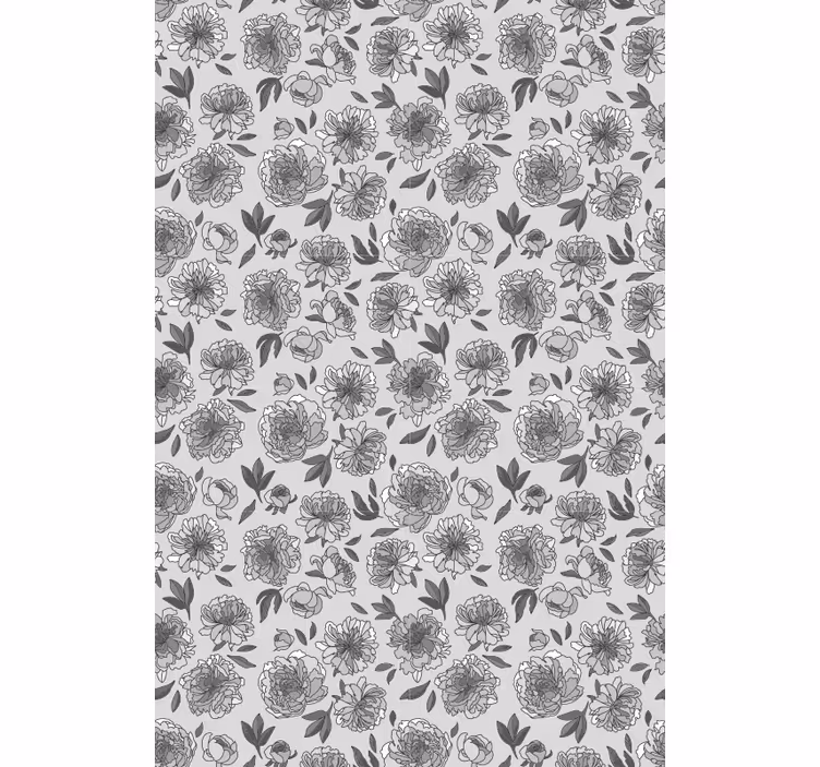 Papier peint bureau clavel gris - TenStickers