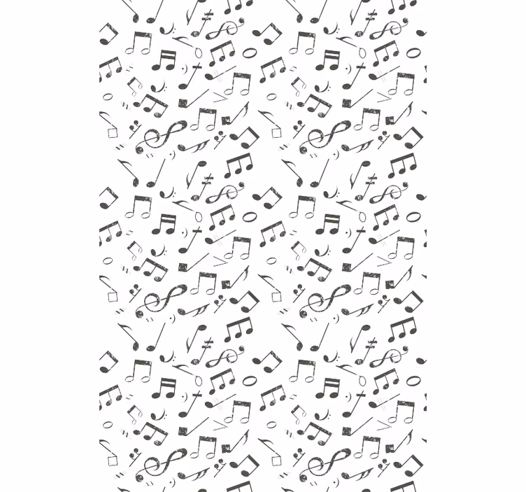Papier peint bureau notes de musique - TenStickers
