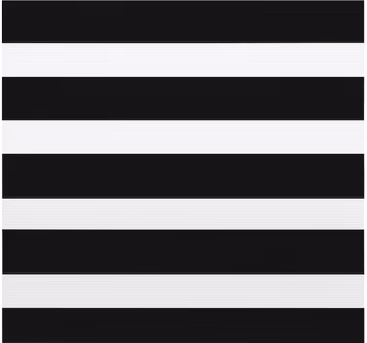 Papier peint cuisine rayures noires et blanches - TenStickers