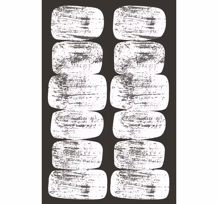 Papier peint moderne motifs géométriques vintage - TenStickers