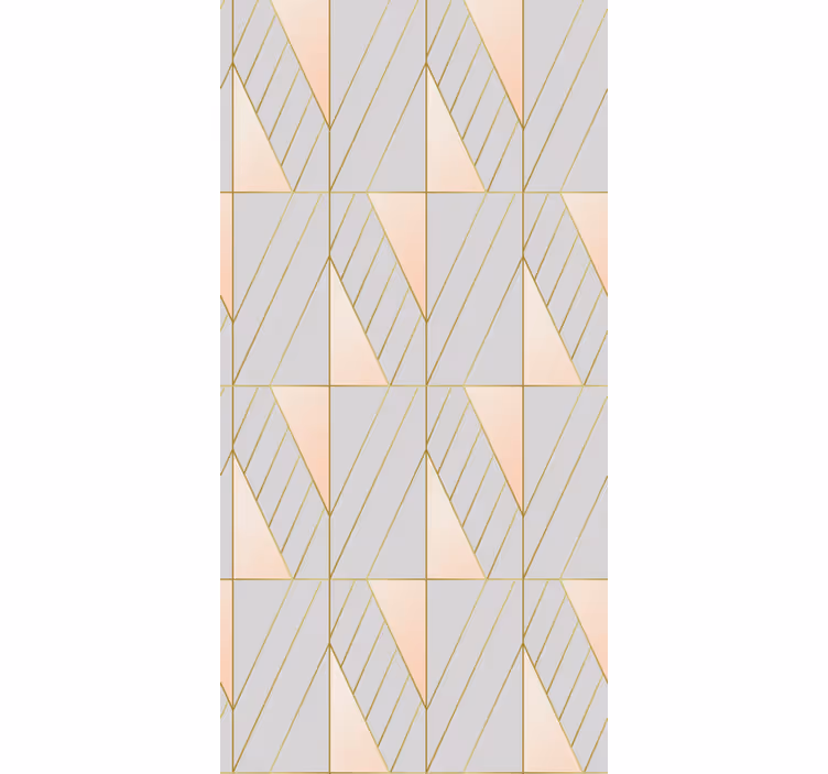 Papier peint moderne lignes géométriques - TenStickers
