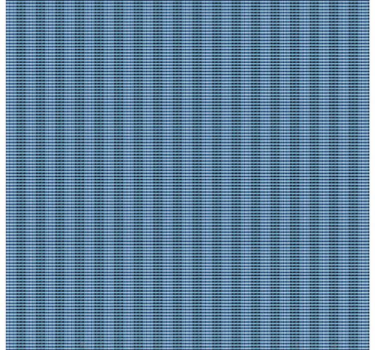 Papier peint salle à manger effet tartan bleu tissé - TenStickers