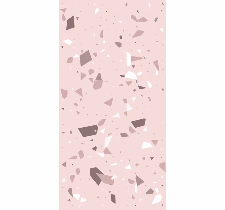 Papier peint cuisine effet sol rose texturé - TenStickers