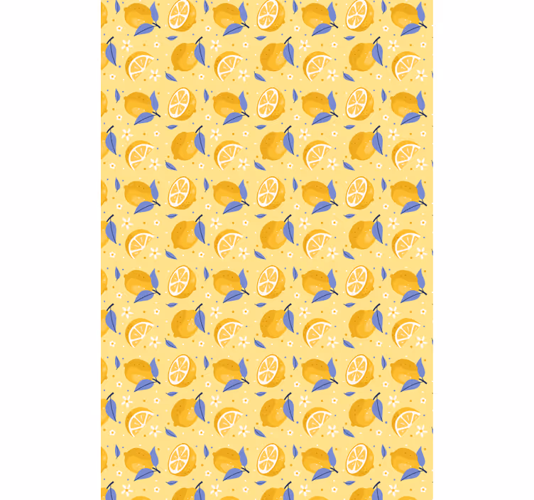 Papier peint cuisine motif citron délicieux - TenStickers