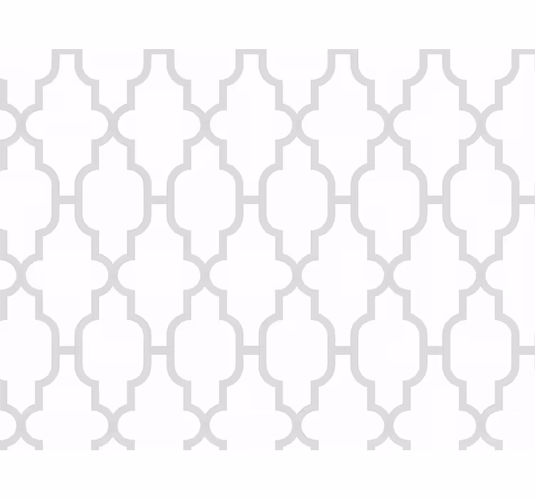 Papier peint salon géométrique gris - TenStickers