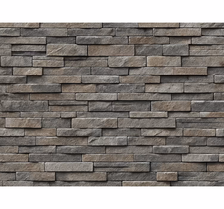 Papier peint imitation pierres pierre de ledge naturelle - TenStickers