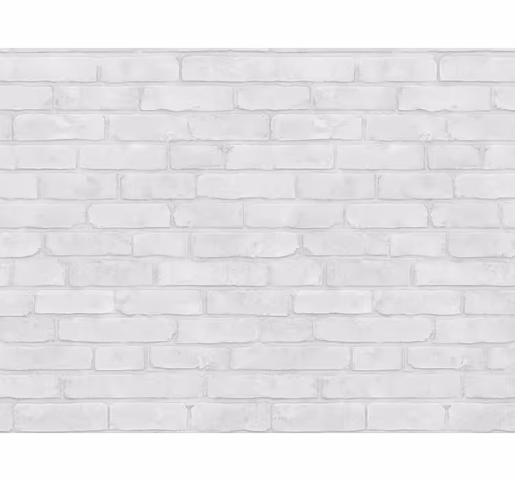 Papier peint brique blanc vieilli style loft - TenStickers
