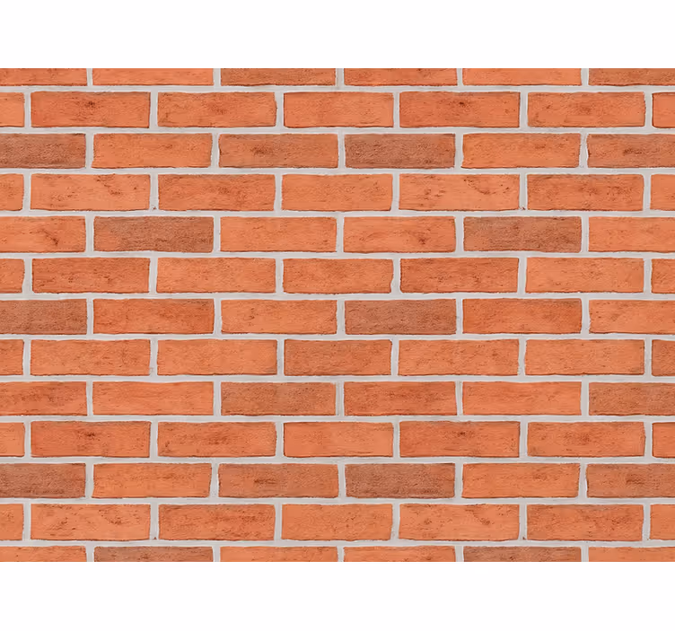 Papier peint brique mur en briques rouges classiques - TenStickers