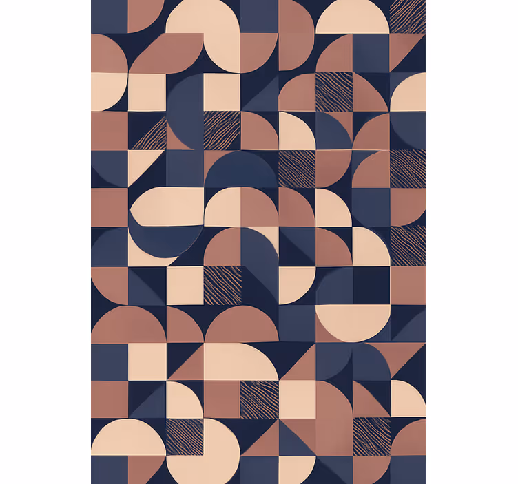 Papier peint chambre adulte design géométrique violet abstrait - TenStickers