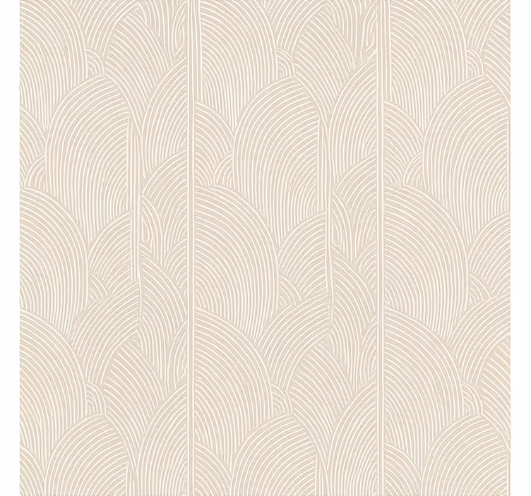 Papier peint salon motif géométrique arches douces - TenStickers