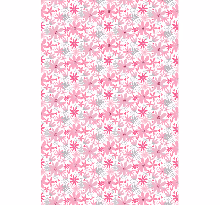 Papier peint fleurs yambo rose - TenStickers