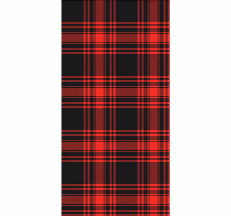 Papier peint chambre adulte motif tartan - TenStickers