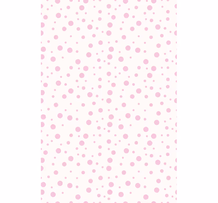 Papier peint chambre adulte pois roses agréables - TenStickers