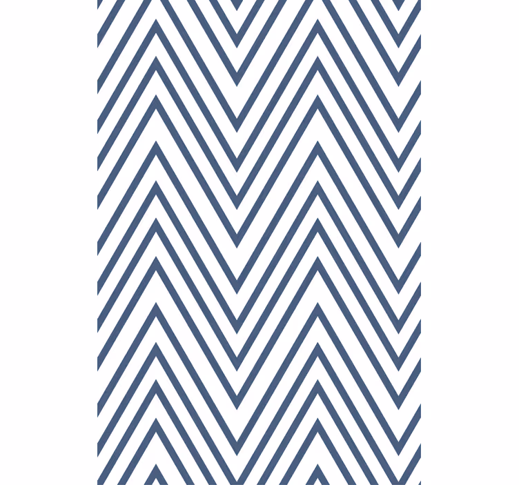 Papier peint chambre adulte motif lignes zigzag - TenStickers