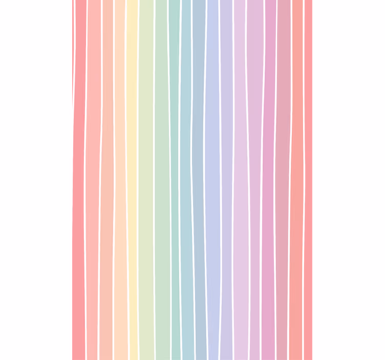 Papier peint chambre adulte rayures pastel douces - TenStickers