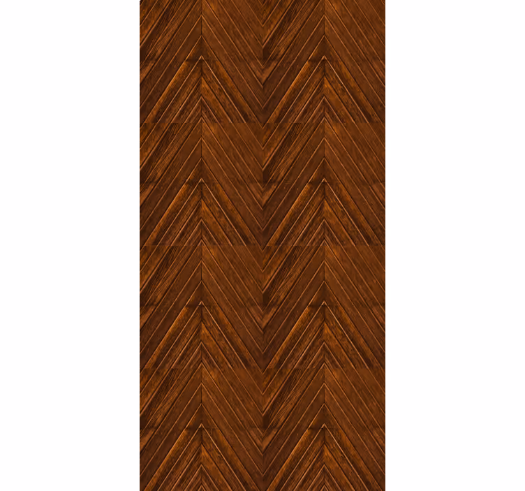 Papier peint chambre adulte effet bois zigzag cosmopolite - TenStickers