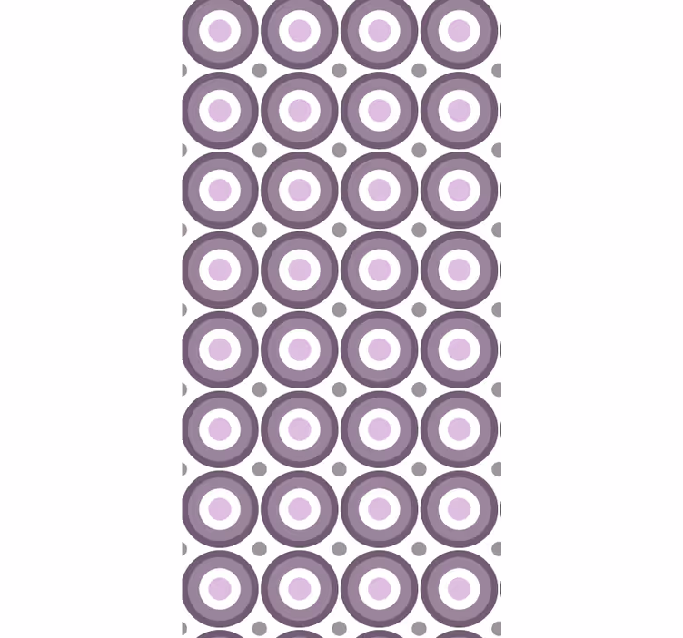 Papier peint chambre adulte style 70s lilas - TenStickers