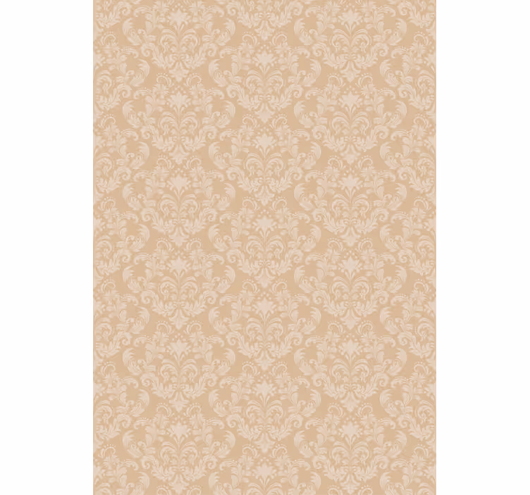 Papier peint chambre adulte motif damassé beige - TenStickers