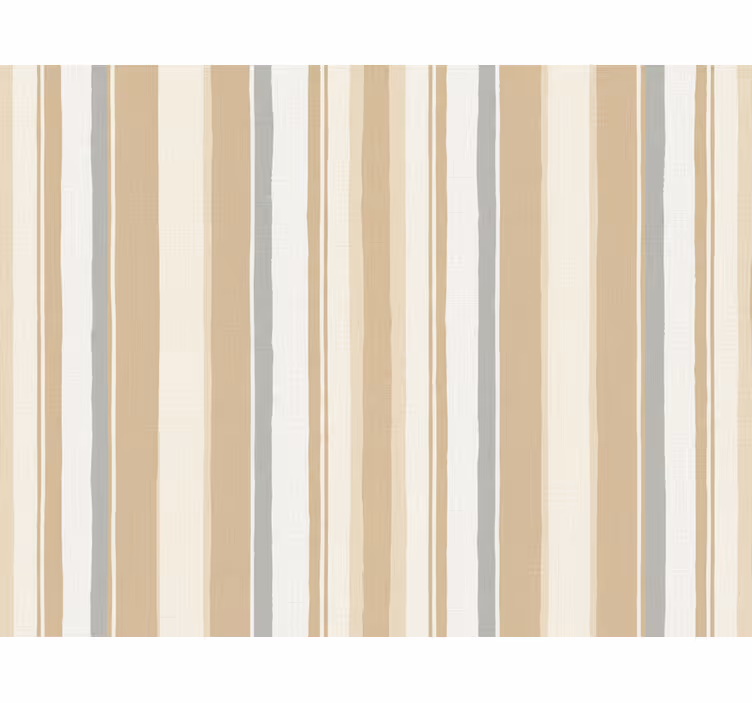 Papier peint ligne verticale blanc beige farmhouse - TenStickers