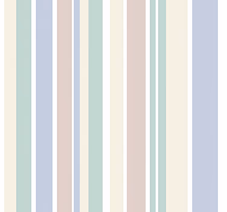 Papier peint ligne verticale rayures pastel claires - TenStickers