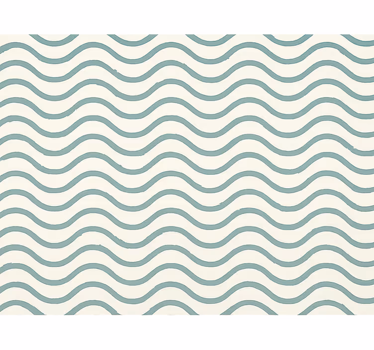 Papier peint géométrique vagues de pixels bleu-gris - TenStickers