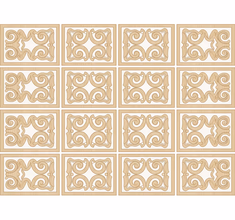 Papier peint bois motif plinthe élégant - TenStickers