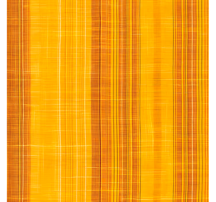 Papier peint jaune motifs rayés de tournesols - TenStickers
