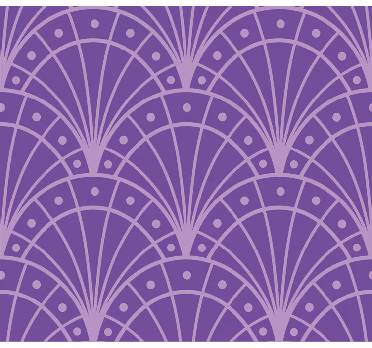 Papier peint lilas art déco minimaliste - TenStickers