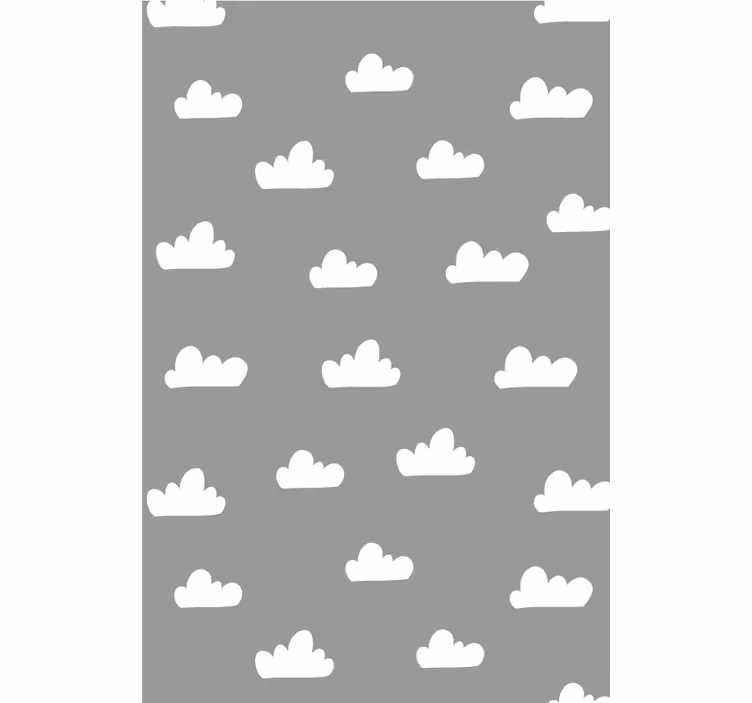 Papier peint gris ciels nuageux - TenStickers