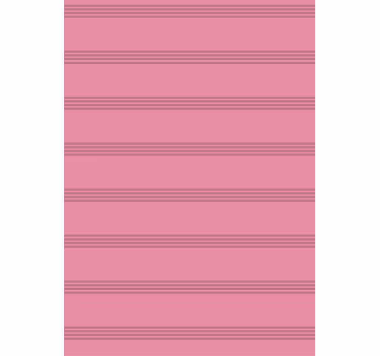 Papier peint rose à rayures roses foncées - TenStickers