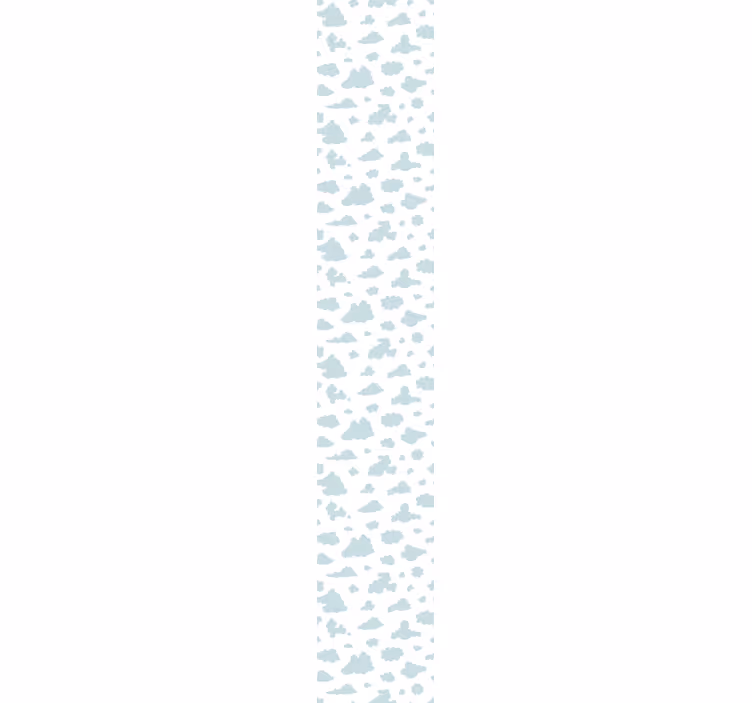 Papier peint chambre enfant motif bleu doux et froid - TenStickers