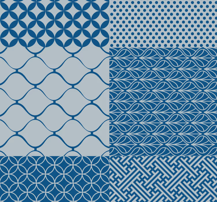 Papier peint carrelage motifs mosaïque orientale - TenStickers