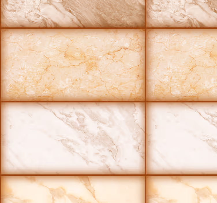 Papier peint moderne marbre orange - TenStickers