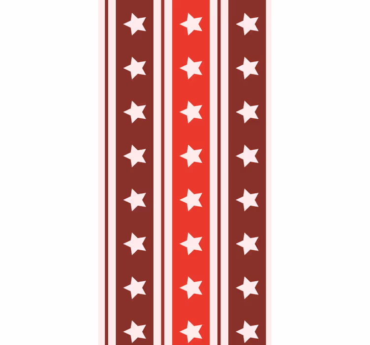 Papier peint rayures verticales motif étoilé rayé - TenStickers