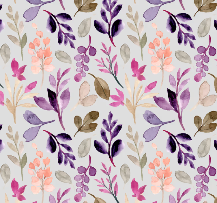Papier peint fleurs pépinière botanique - TenStickers