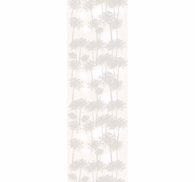 Papier peint arbre forêt de silhouettes - TenStickers