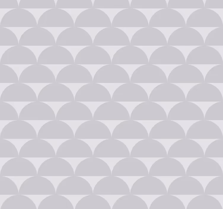 Papier peint géometrique motif festonné - TenStickers