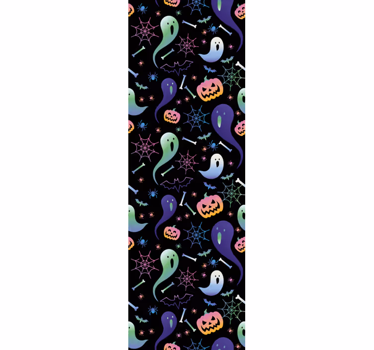 Papier peint halloween motifs d'halloween - TenStickers