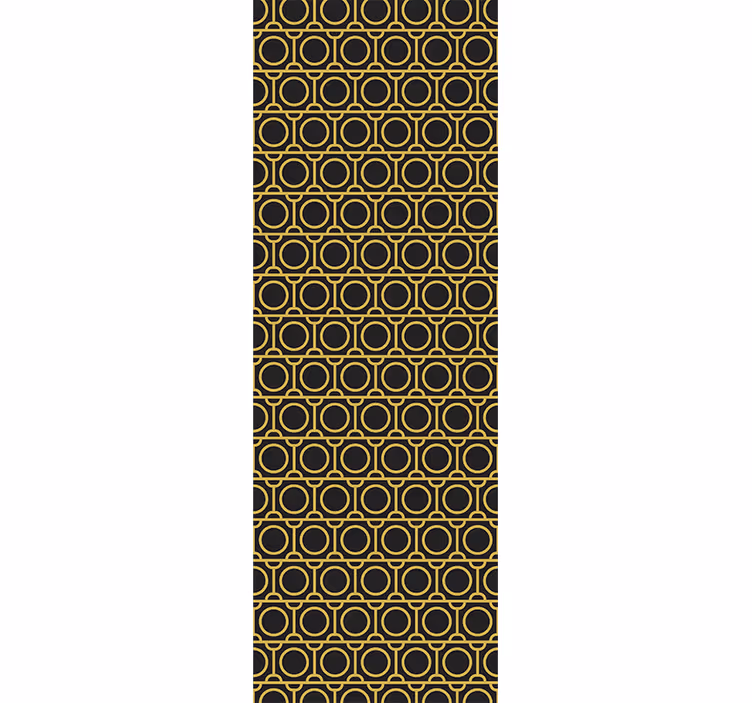 Papier peint géometrique anneaux géométriques - TenStickers